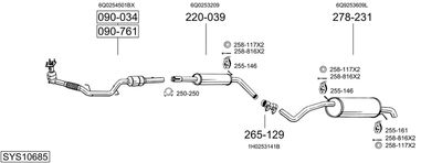 BOSAL SYS10685