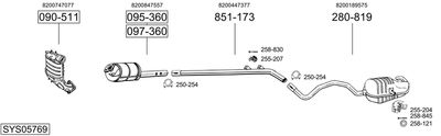 BOSAL SYS05769