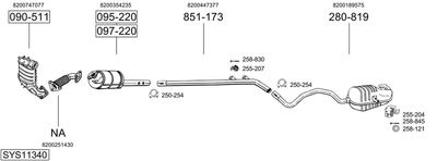 BOSAL SYS11340