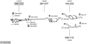 BOSAL SYS02098