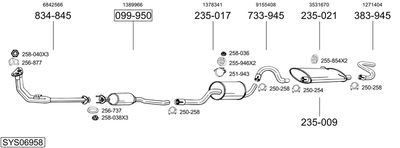 BOSAL SYS06958