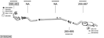 BOSAL SYS05246