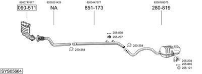 BOSAL SYS05664