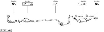 BOSAL SYS02341 BOSAL SYS02341