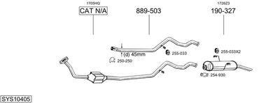 BOSAL SYS10405