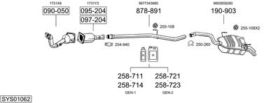 BOSAL SYS01062