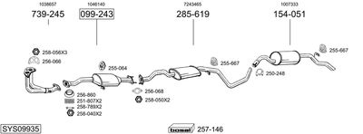 BOSAL SYS09935