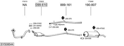 BOSAL SYS08544