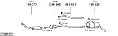BOSAL SYS22562