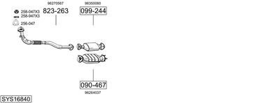 BOSAL SYS16840