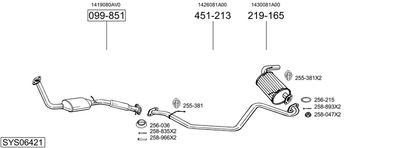 BOSAL SYS06421
