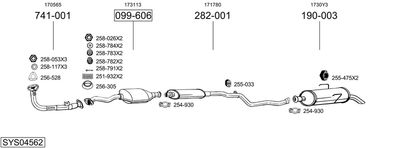 BOSAL SYS04562
