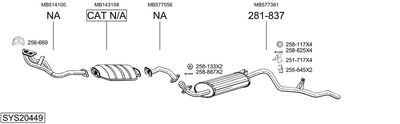 BOSAL SYS20449
