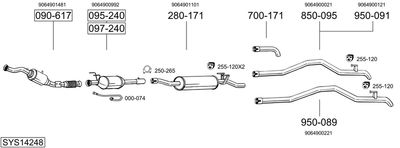 BOSAL SYS14248