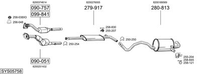 BOSAL SYS05758 BOSAL SYS05758
