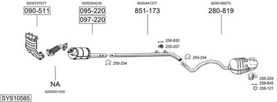 BOSAL SYS10585