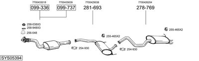 BOSAL SYS05394