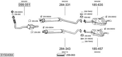 BOSAL SYS04084
