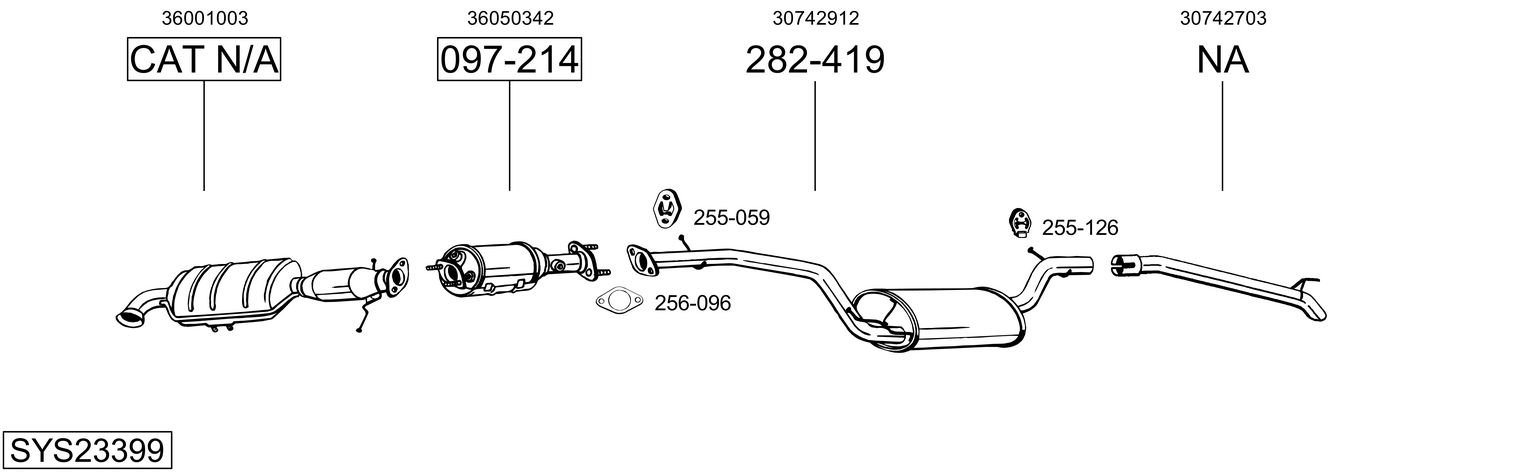 BOSAL SYS23399
