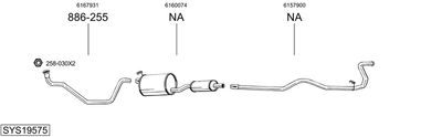 BOSAL SYS19575 BOSAL SYS19575