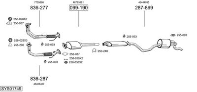 BOSAL SYS01749