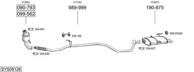 BOSAL SYS09126