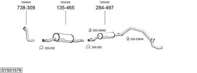 BOSAL SYS01579