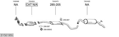 BOSAL SYS01955 BOSAL SYS01955