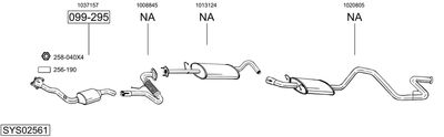 BOSAL SYS02561 BOSAL SYS02561