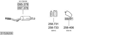BOSAL SYS26209 BOSAL SYS26209