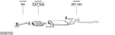 BOSAL SYS21752