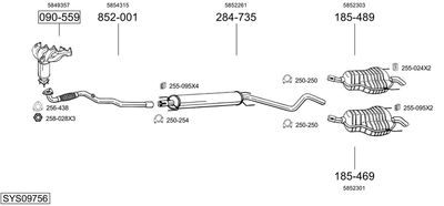 BOSAL SYS09756 BOSAL SYS09756