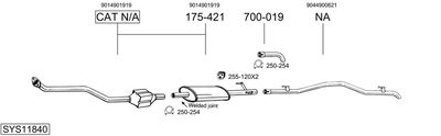 BOSAL SYS11840