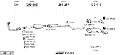 BOSAL SYS01202