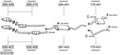 BOSAL SYS13199