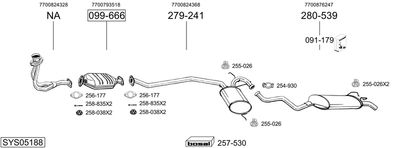 BOSAL SYS05188 BOSAL SYS05188