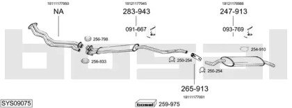 BOSAL SYS09075