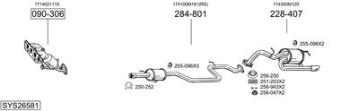 BOSAL SYS26581