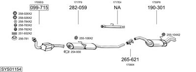 BOSAL SYS01154
