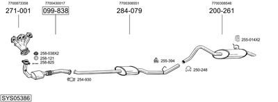BOSAL SYS05386 BOSAL SYS05386