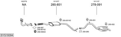 BOSAL SYS19394 BOSAL SYS19394