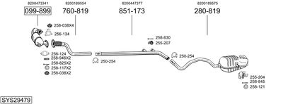 BOSAL SYS29479 BOSAL SYS29479