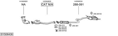 BOSAL SYS06436