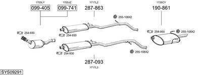 BOSAL SYS09291