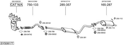 BOSAL SYS08177