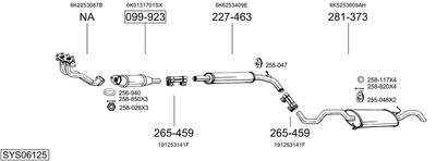 BOSAL SYS06125