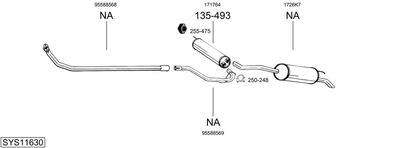 BOSAL SYS11630