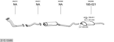 BOSAL SYS15589