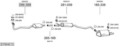 BOSAL SYS04213 BOSAL SYS04213
