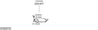 BOSAL SYS22772